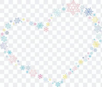 Snow Crystal Heart Snow Crystal Heart