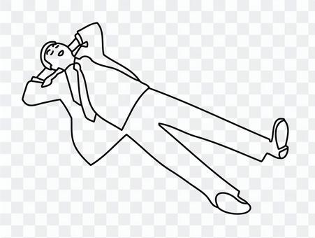 Sleeping businessman 1-1 Sleeping businessman 1-1