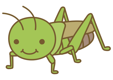 Cute grasshopper illustration Cute grasshopper illustration