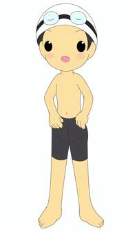 Swimming boys Swimming boys