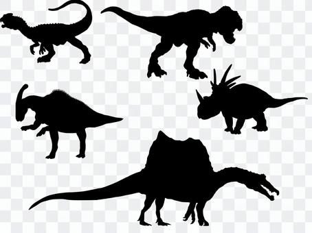 Dinosaur silhouette Dinosaur silhouette