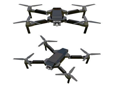 Drone A_Black_Set 02_No rotation Drone A_Black_Set 02_No rotation