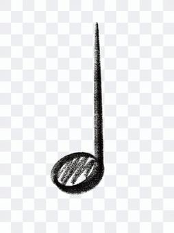 Quarter note symbol Music symbol Hand drawn Quarter note symbol Music symbol Hand drawn