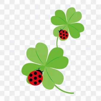 Clover and ladybug Clover and ladybug