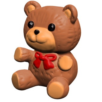 Stuffed bear diagonally sideways Stuffed bear diagonally sideways