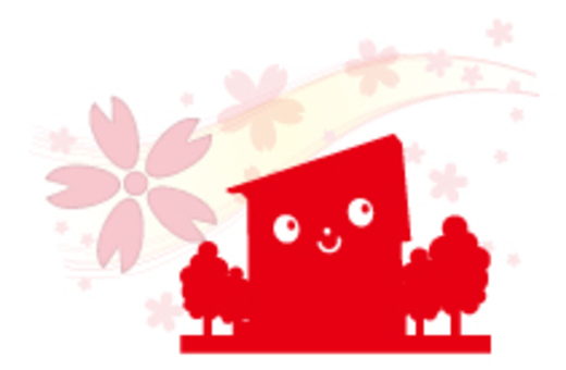 Cherry blossom dwelling place _ red Cherry blossom dwelling place _ red