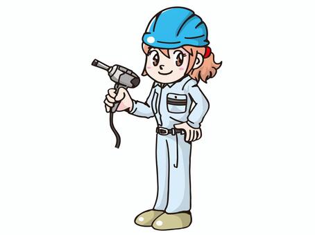 Female construction worker Female construction worker