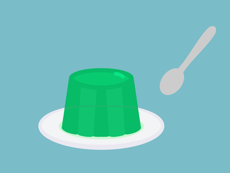 Simple and cute jelly illustration Simple and cute jelly illustration