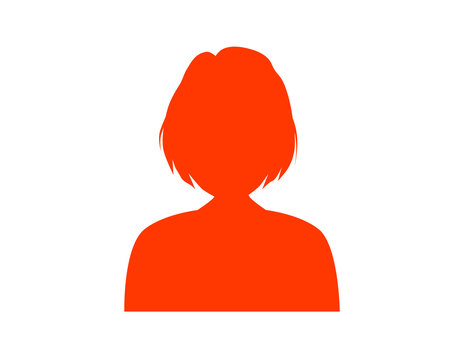 Shortcut female illustration icon Shortcut female illustration icon