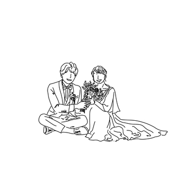 Pre-shooting Western-style illustration Pre-shooting Western-style illustration