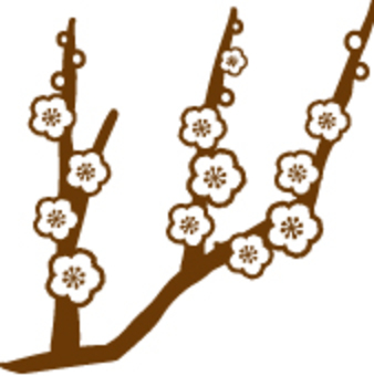 Plum blossoms Handwriting Plum blossoms Handwriting
