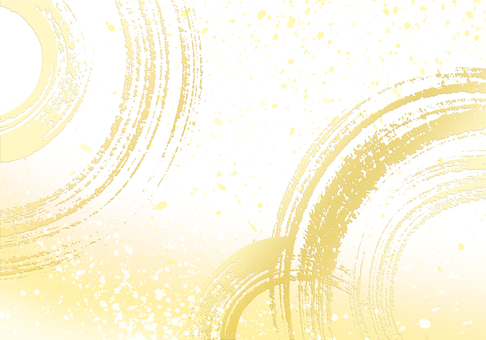 New Year / Shou / Celebration image Brush writing background Gold leaf New Year / Shou / Celebration image Brush writing background Gold leaf