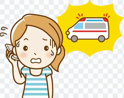 Women who call an ambulance Women who call an ambulance