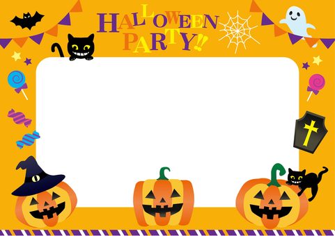 Halloween frame Halloween frame