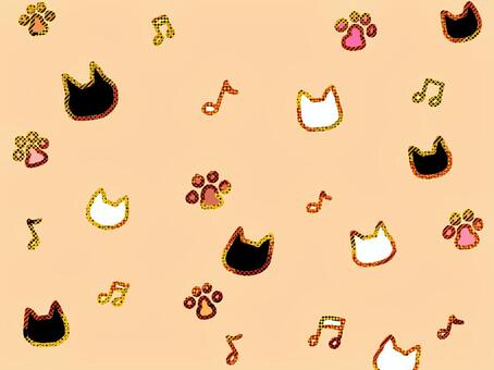 猫 肉球 音符 壁紙 1682777 Free Download Illustac
