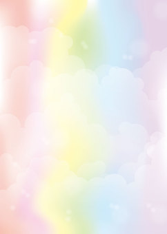 Seven-color empty background, A4 縦, 涂足付 Seven-color empty background, A4 縦, 涂足付