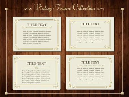 Vintage style decorative frame 02 Vintage style decorative frame 02