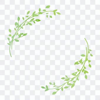 Watercolor sketch style flower wreath 1 Watercolor sketch style flower wreath 1