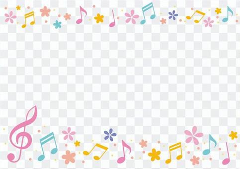 Decoration material 009 Frame of notation Decoration material 009 Frame of notation
