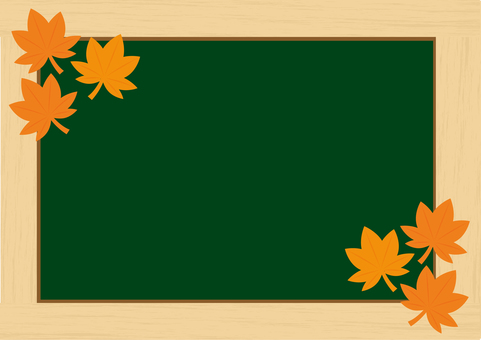 Picture frame blackboard (autumn leaves) Picture frame blackboard (autumn leaves)