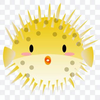 Porcupinefish fish icon cute Porcupinefish fish icon cute