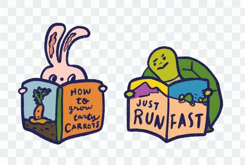 Bookmarks you want to read ② Rabbit and turtle Bookmarks you want to read ② Rabbit and turtle