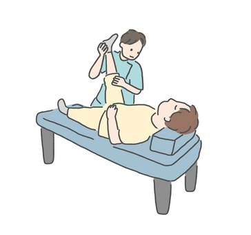 Person who is treated at the osteopathic clinic 2 Person who is treated at the osteopathic clinic 2