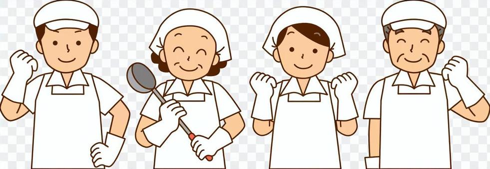 Cooking / cooking aid staff Cooking / cooking aid staff
