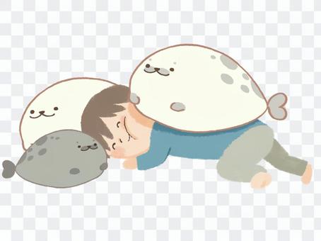 People who can ride seals People who can ride seals