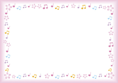Musical note frame color Musical note frame color