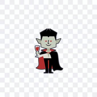 Illustration of cute vampire Illustration of cute vampire
