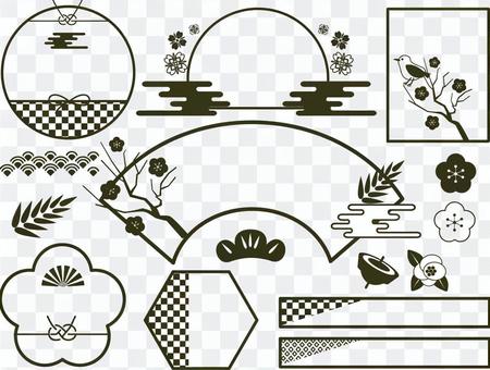 Japanese style material Japanese style material