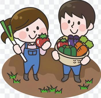 Field female and male Field female and male