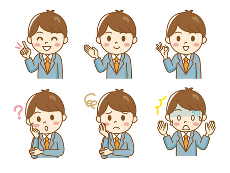 Facial expression pose set 3 Facial expression pose set 3