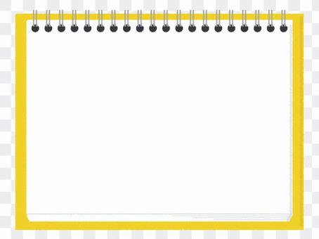Notes sketchbook yellow Notes sketchbook yellow