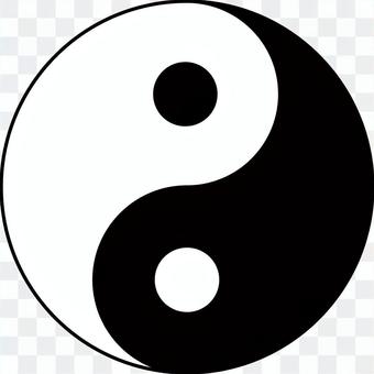 Yin Yang Taijitu Icon Illustration Material Yin Yang Taijitu Icon Illustration Material