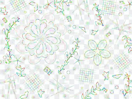 Flower colorful design background / wallpaper 1 Flower colorful design background / wallpaper 1