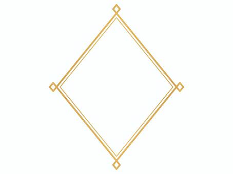 Simple decorative frame rhomboid Simple decorative frame rhomboid
