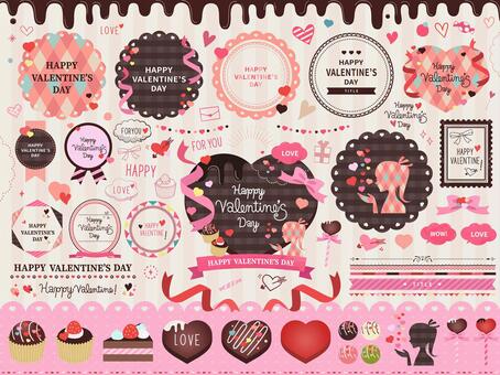 Girly valentine set Girly valentine set