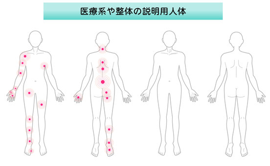 Medical whole body illustration Medical whole body illustration