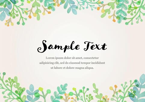 Seasonal material 079 botanical frame Seasonal material 079 botanical frame