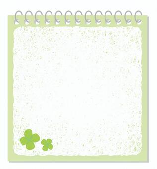 Four-leaf notepad Four-leaf notepad
