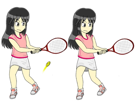 Double handback stroke Double handback stroke