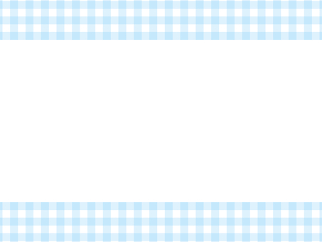 Gingham check top and bottom frame: light blue Gingham check top and bottom frame: light blue