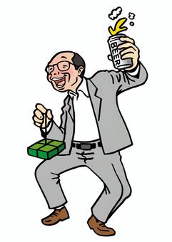 Salary man / drunkard Salary man / drunkard
