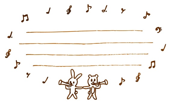Musical note memorable ♪ Sepia Musical note memorable ♪ Sepia