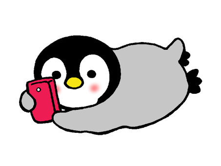 Penguin chicks watching smaho Penguin chicks watching smaho