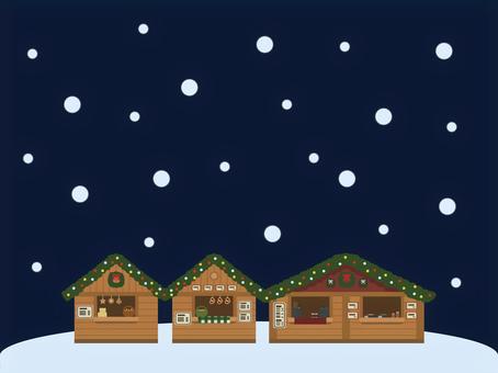 クリスマスマーケットの背景 クリスマスマーケットの背景