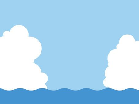 Sea and sky and clouds 1 Sea and sky and clouds 1