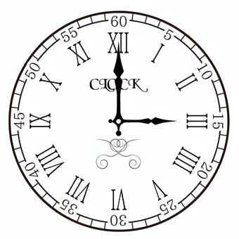 Clock 3 o'clock 15 o'clock Clock 3 o'clock 15 o'clock